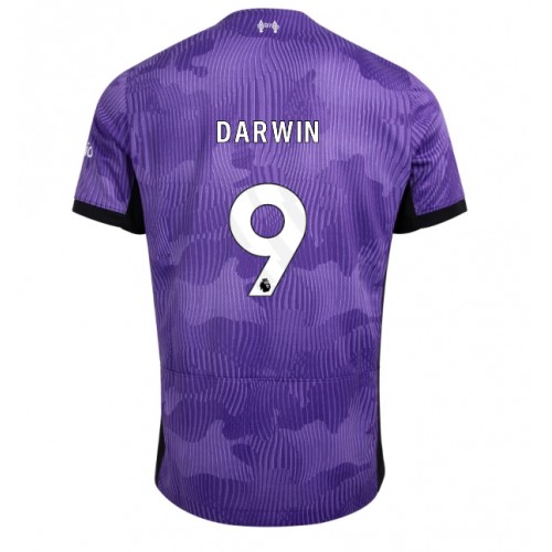 Fotballdrakt Herre Liverpool Darwin Nunez #9 Tredjedrakt 2023-24 Kortermet